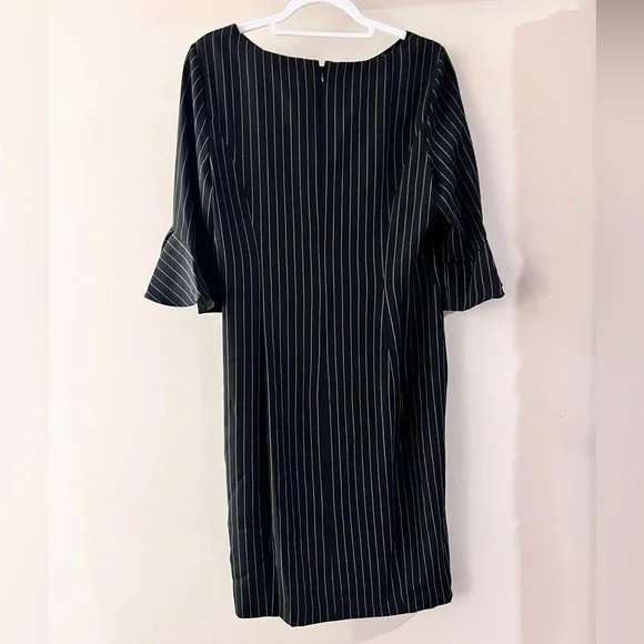 dkny black dress Ribbed Knot-detail Mini length dress features a flattering bodycon silhouette with set DKNY Womens Long Sleeve Ribbed
